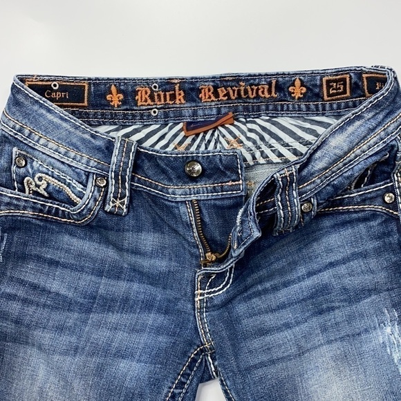 Rock Revival Pilkin Capri Size 25 - Picture 11 of 13